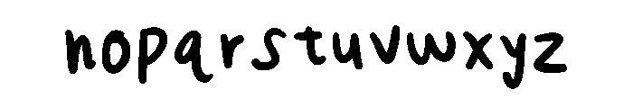 Wadiah Script Regular Font LOWERCASE