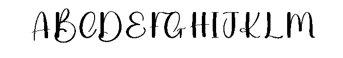 Waiting Font UPPERCASE
