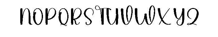 Waiting Font UPPERCASE