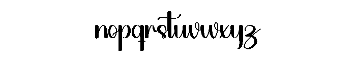 Waiting Font LOWERCASE