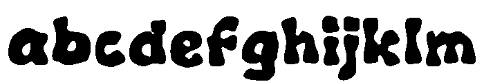Wajan Font LOWERCASE