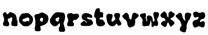 Wajan Font LOWERCASE