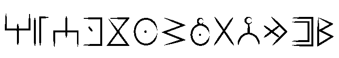 Wakanda Forever Regular Font UPPERCASE