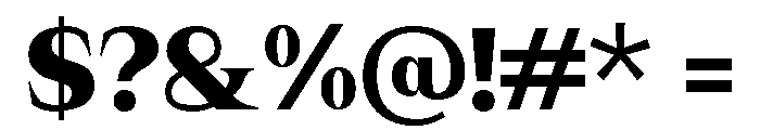 Wakinda Regular Font OTHER CHARS