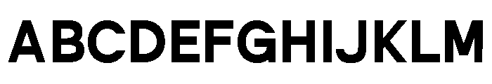 Walby Bold Font UPPERCASE
