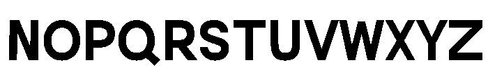 Walby Bold Font UPPERCASE