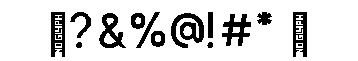 Walby Regular Font OTHER CHARS