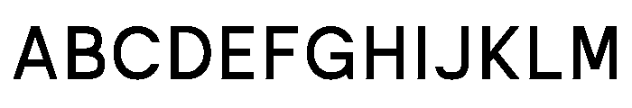 Walby Regular Font UPPERCASE