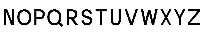 Walby Regular Font UPPERCASE