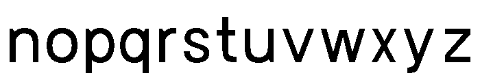 Walby Regular Font LOWERCASE