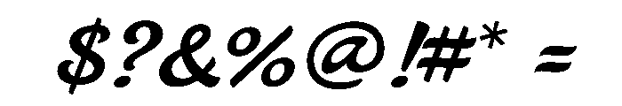 Walecriture Font OTHER CHARS
