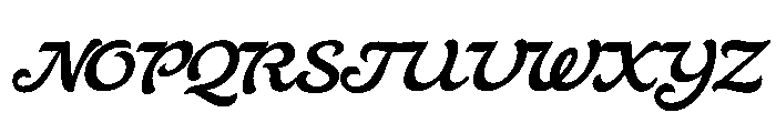 Walecriture Font UPPERCASE