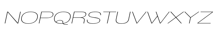 Walkway Oblique Expand  Font UPPERCASE