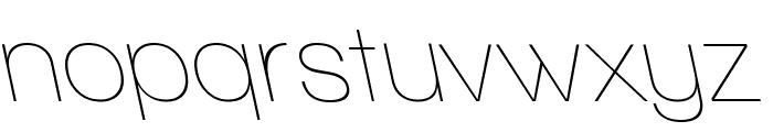 Walkway RevOblique Font LOWERCASE