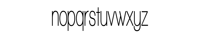 Walkway UltraCondensed Semi Font LOWERCASE