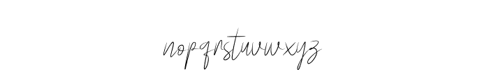 WalletSignature Font LOWERCASE