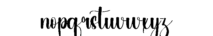 Wallet Font LOWERCASE