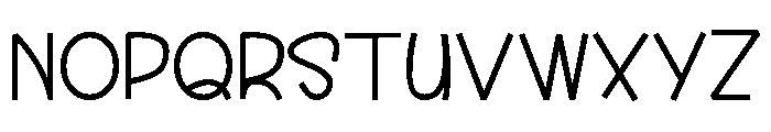 Waloh Regular Font UPPERCASE