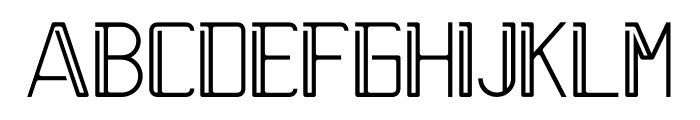 Walterson Font UPPERCASE