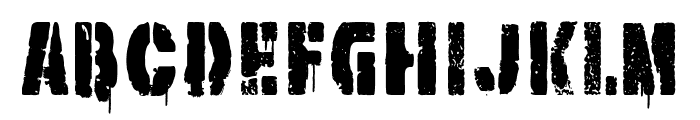 War Machine Stencil FONT