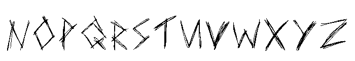 War Remains Regular Font UPPERCASE