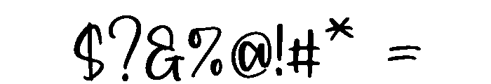 Warlinore Canbery Font OTHER CHARS