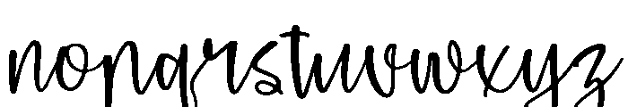Warlinore Canbery Font LOWERCASE
