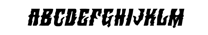 Warlock's Ale Italic Font LOWERCASE
