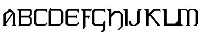 Warlords Normal Font UPPERCASE