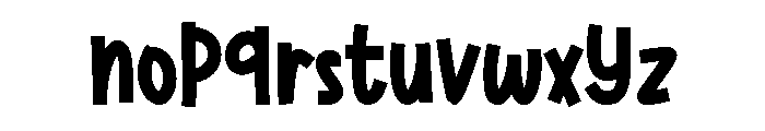 Warm Winter Font LOWERCASE