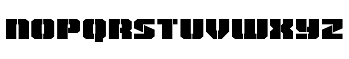 Warp Thruster Expanded Font LOWERCASE