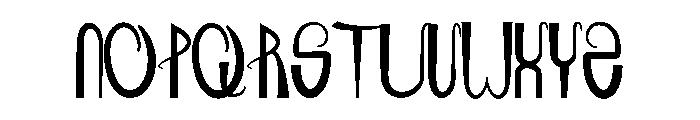 Warp Font LOWERCASE
