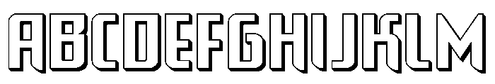 Warriatron 3D Straight FONT