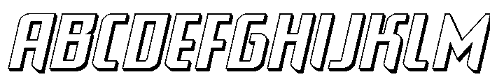 Warriatron 3D FONT
