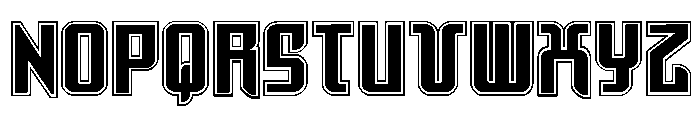 Warriatron Academy Straight Font LOWERCASE