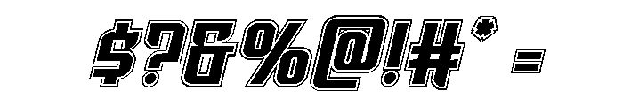 Warriatron Academy Font OTHER CHARS