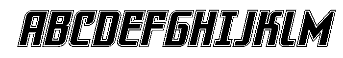 Warriatron Academy Font UPPERCASE