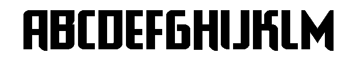 Warriatron Bold Straight FONT
