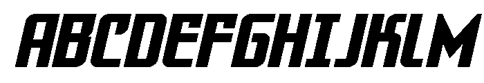 Warriatron Bold Font UPPERCASE