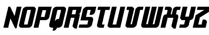 Warriatron Bold Font LOWERCASE