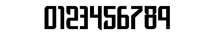 Warriatron Condensed Straight Font OTHER CHARS