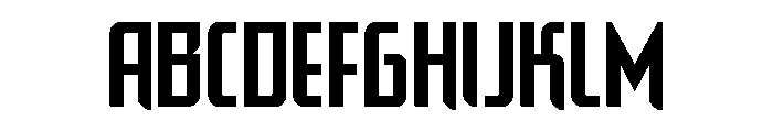 Warriatron Condensed Straight FONT
