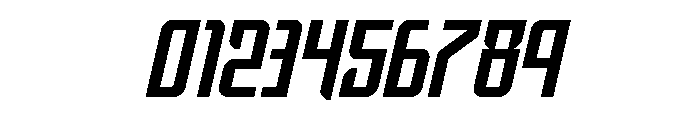 Warriatron Condensed Font OTHER CHARS