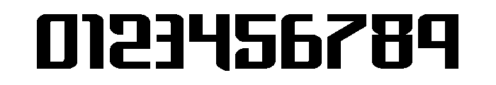 Warriatron Expanded Straight Font OTHER CHARS