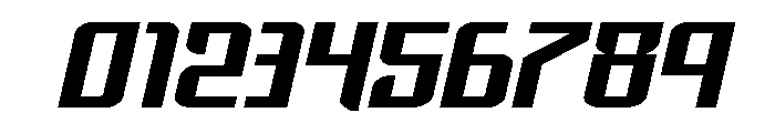 Warriatron Expanded Font OTHER CHARS