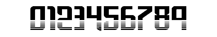 Warriatron Halftone Straight Font OTHER CHARS