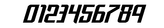 Warriatron Italic Font OTHER CHARS