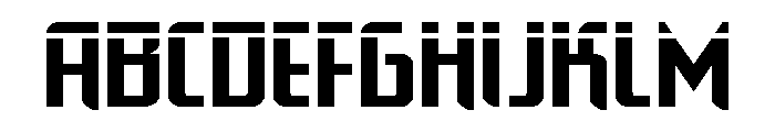 Warriatron Laser Straight FONT