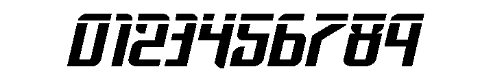Warriatron Laser Font OTHER CHARS