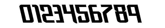 Warriatron Leftalic Font OTHER CHARS